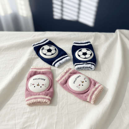 Baby Knee Pads Soft Crawling Protectors 2 Colors - Comfort Cubz