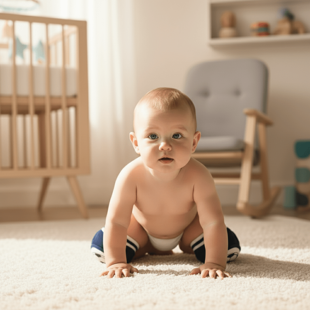 Baby Knee Pads Soft Crawling Protectors 2 Colors - Comfort Cubz