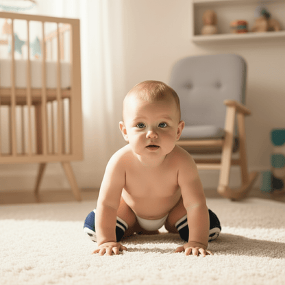 Baby Knee Pads Soft Crawling Protectors 2 Colors - Comfort Cubz