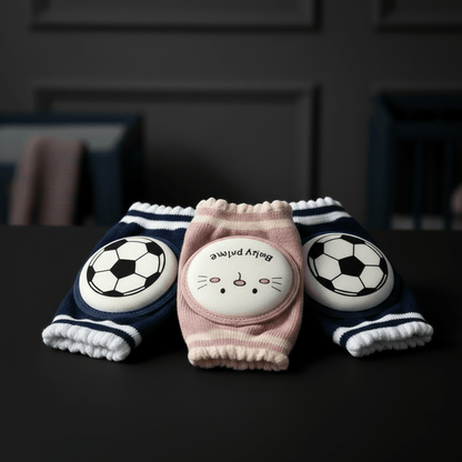 Baby Knee Pads Soft Crawling Protectors 2 Colors - Comfort Cubz