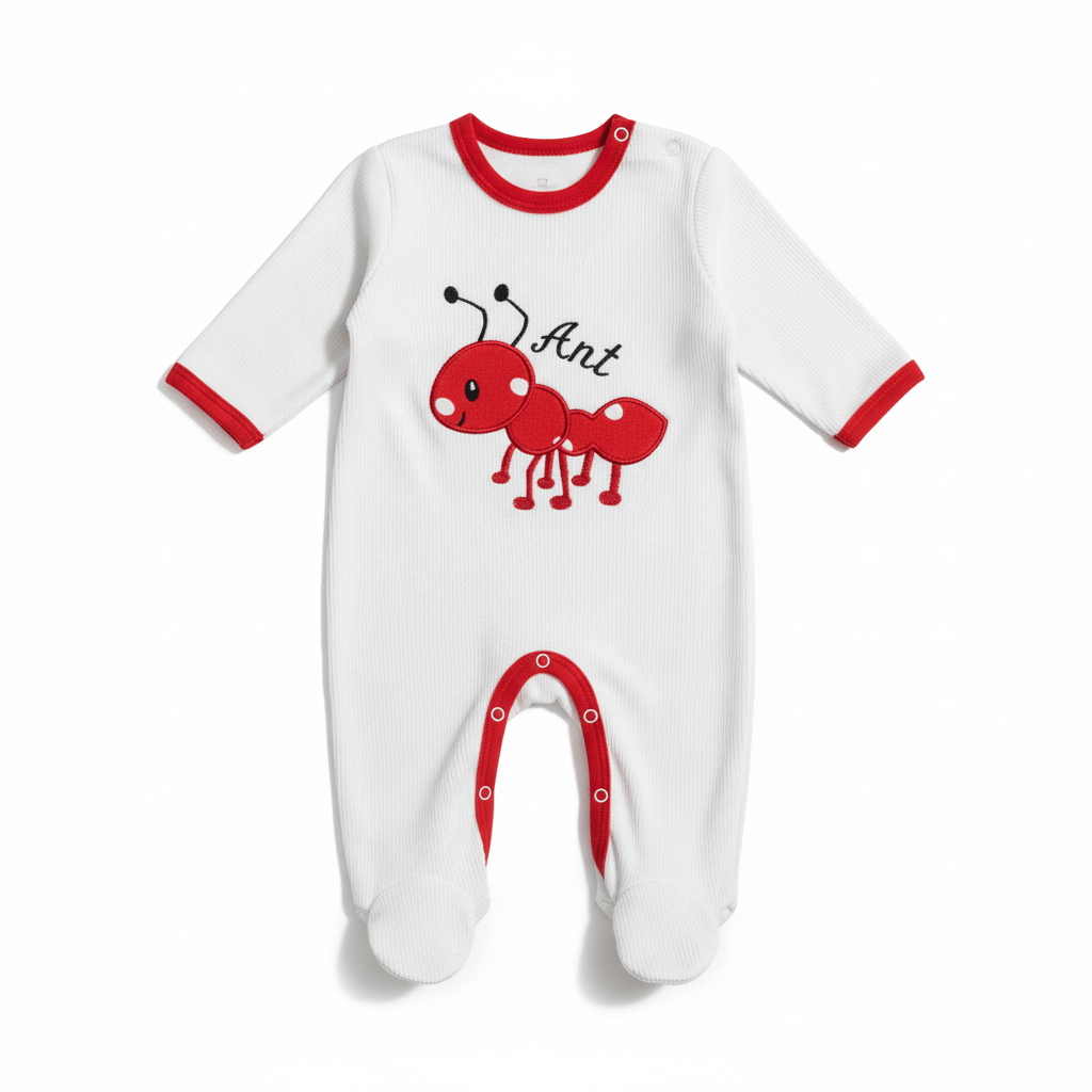 Baby Romper Cotton Dolphin and Ant Design 0 - 18 Months - Comfort Cubz