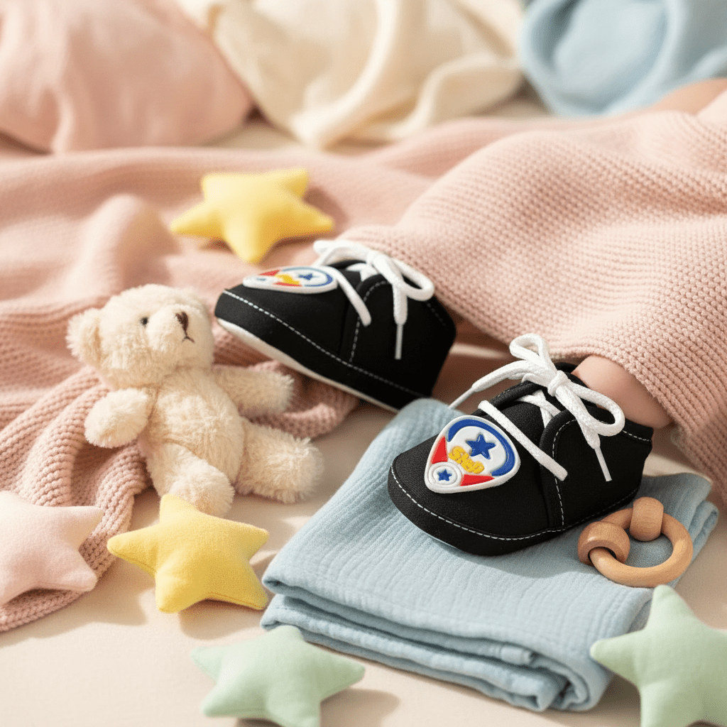 Baby Shoes Soft Sole First Walking 4 Colors - Comfort Cubz