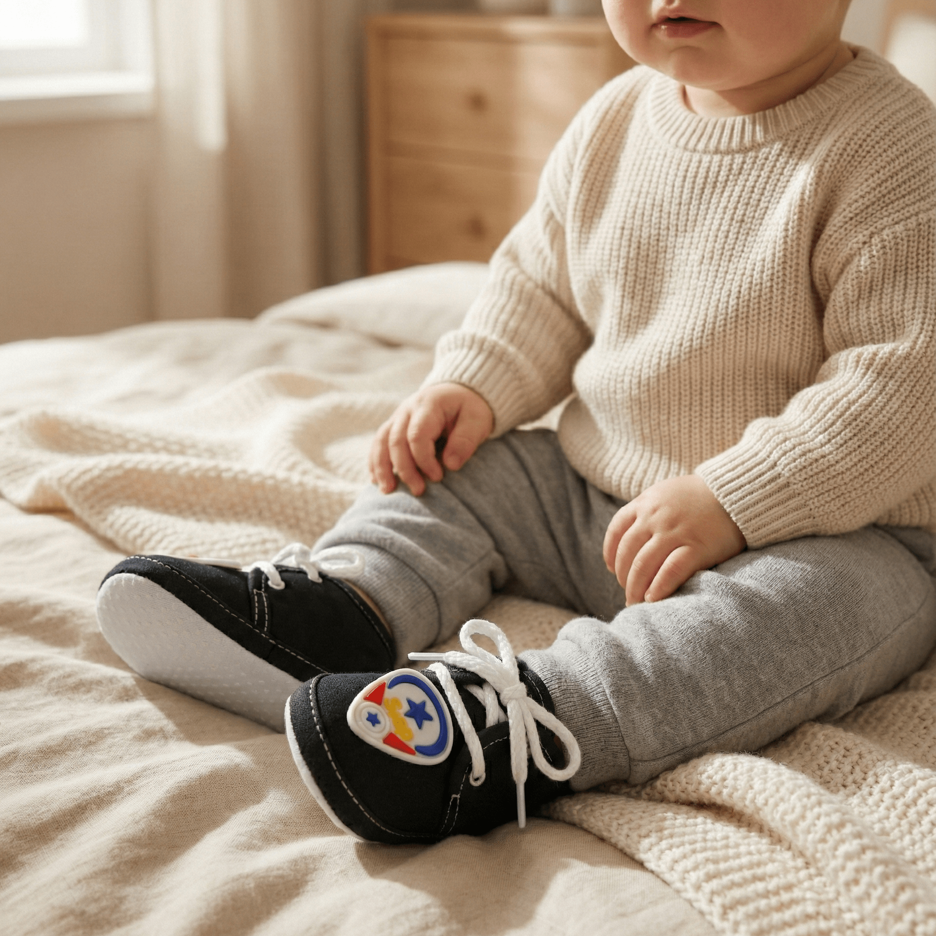 Baby Shoes Soft Sole First Walking 4 Colors - Comfort Cubz