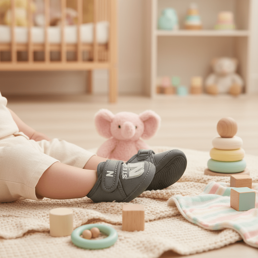 Baby Shoes Soft Sole First Walking 4 Colors - Comfort Cubz