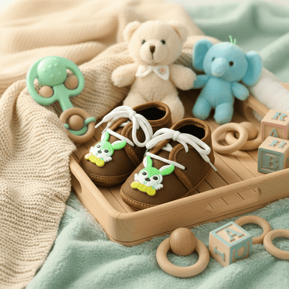 Baby Shoes Soft Sole First Walking 4 Colors - Comfort Cubz