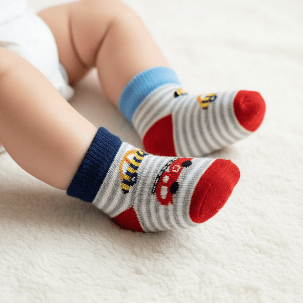 Baby Socks Cotton Soft Pack of 3 - Comfort Cubz