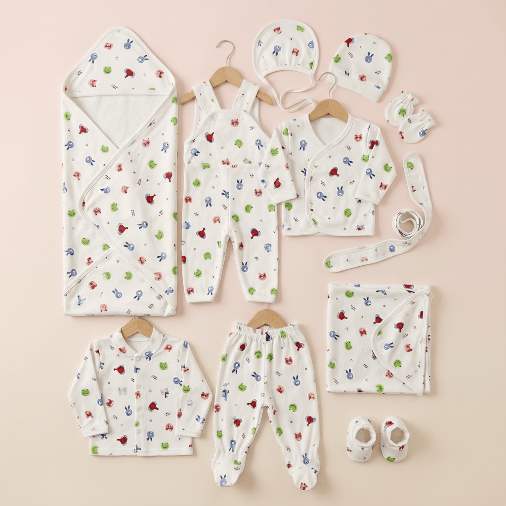 Baby Suit 11 - Piece Floral Design Complete Set - Comfort Cubz