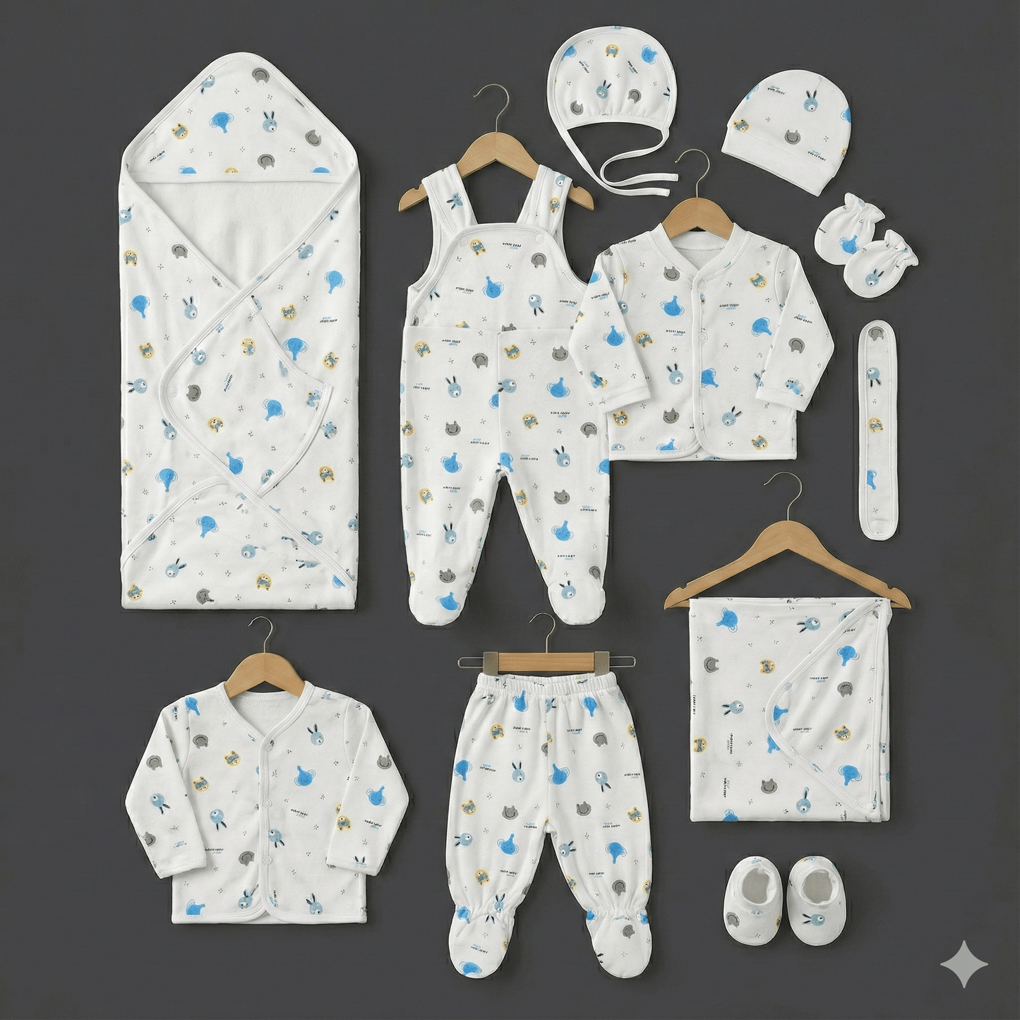Baby Suit 11 - Piece Floral Design Complete Set - Comfort Cubz