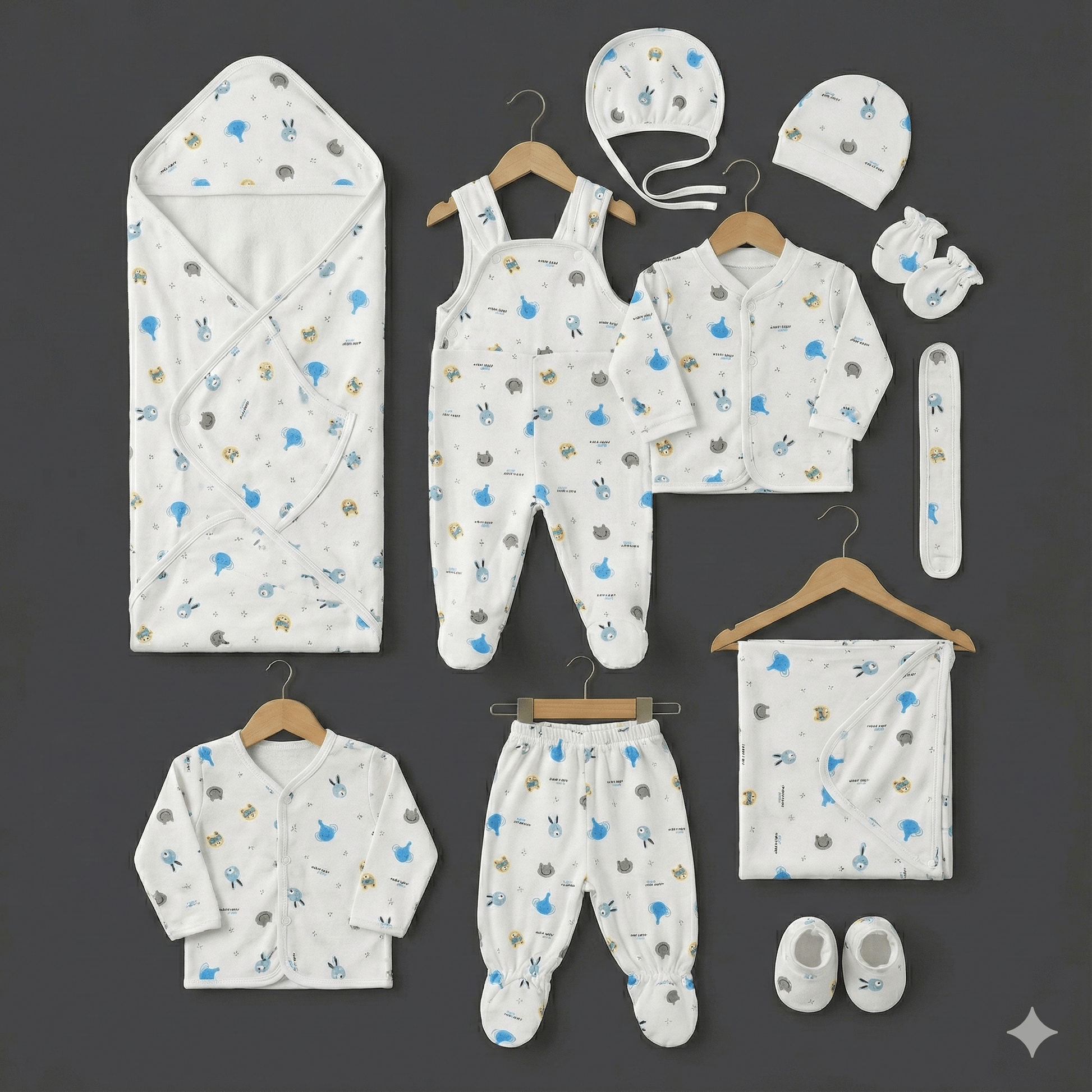 Baby Suit 11 - Piece Floral Design Complete Set - Comfort Cubz