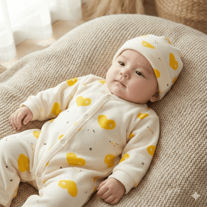 Baby Suit 11 - Piece Heart Design Complete Set - Comfort Cubz