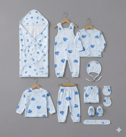 Baby Suit 11 - Piece Heart Design Complete Set - Comfort Cubz