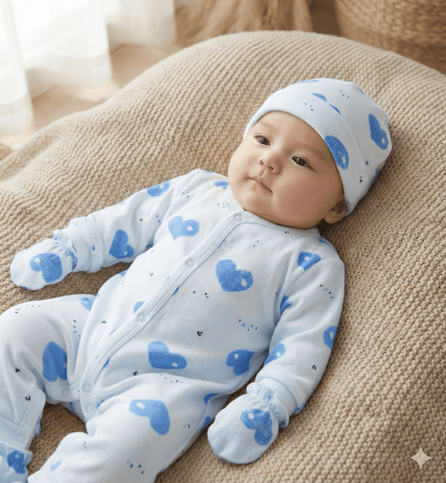 Baby Suit 11 - Piece Heart Design Complete Set - Comfort Cubz