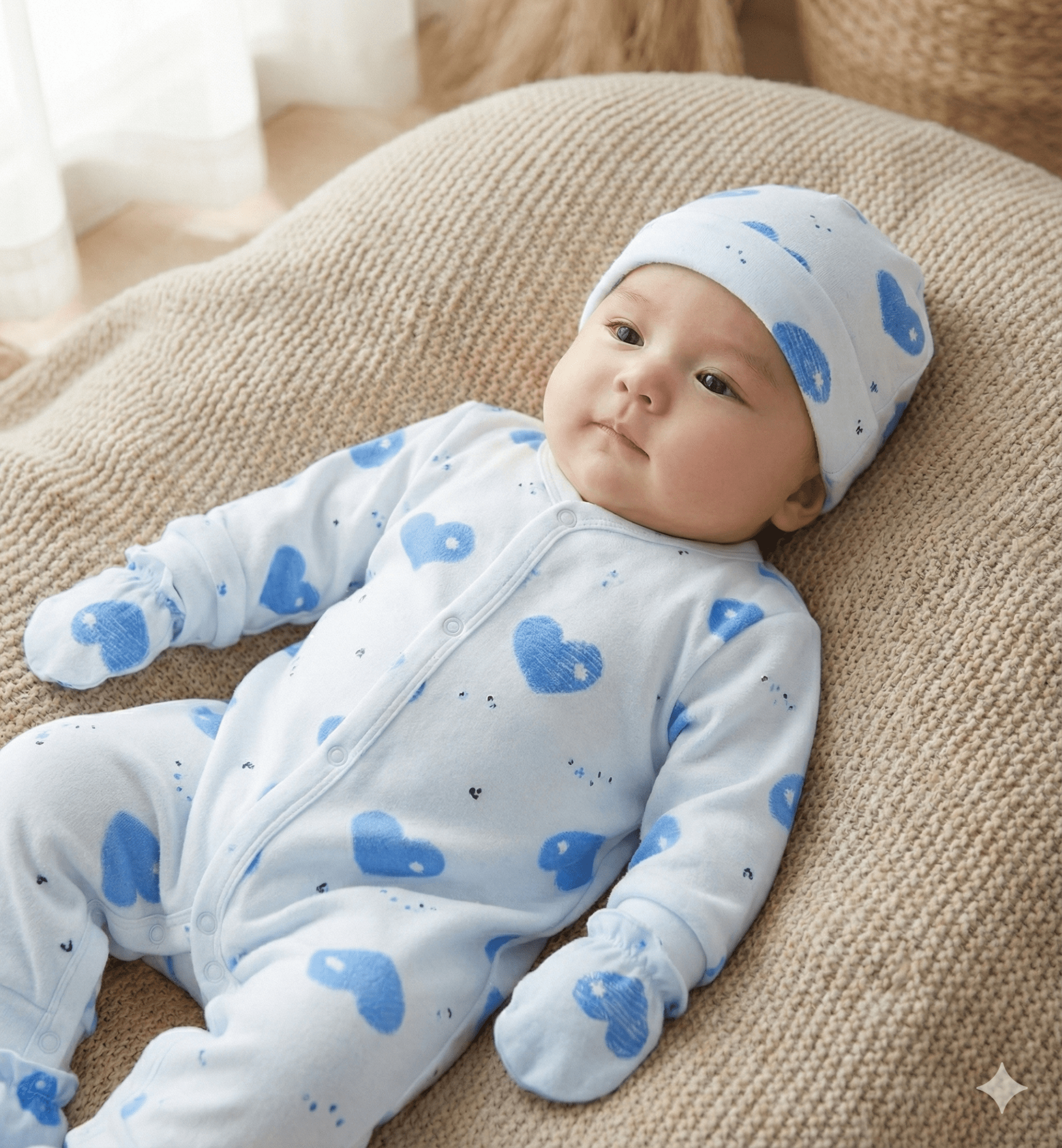 Baby Suit 11 - Piece Heart Design Complete Set - Comfort Cubz