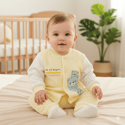 Baby Suit 2 - Piece Ice Cream Design 0 - 9 Months - Comfort Cubz