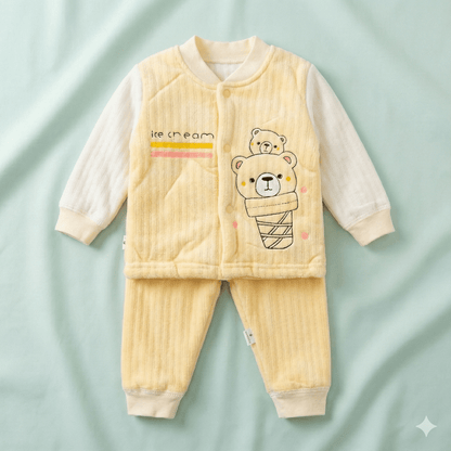 Baby Suit 2 - Piece Ice Cream Design 0 - 9 Months - Comfort Cubz