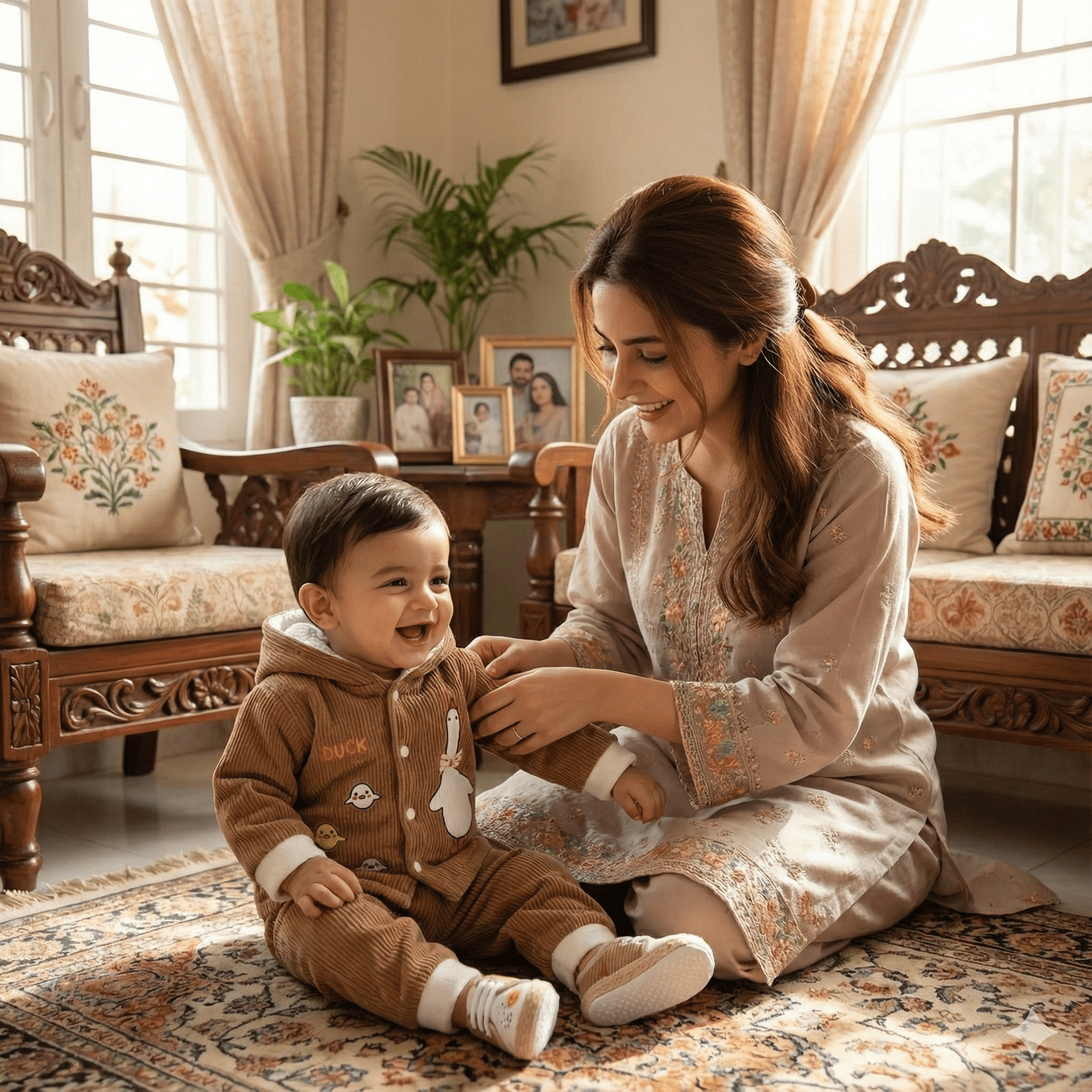 Baby Suit 3 - Piece Duck Style 0 - 9 Months - Comfort Cubz