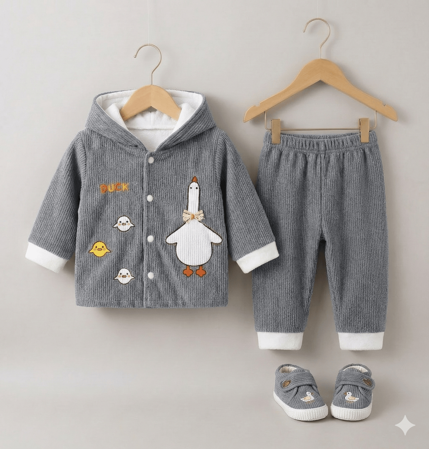 Baby Suit 3 - Piece Duck Style 0 - 9 Months - Comfort Cubz