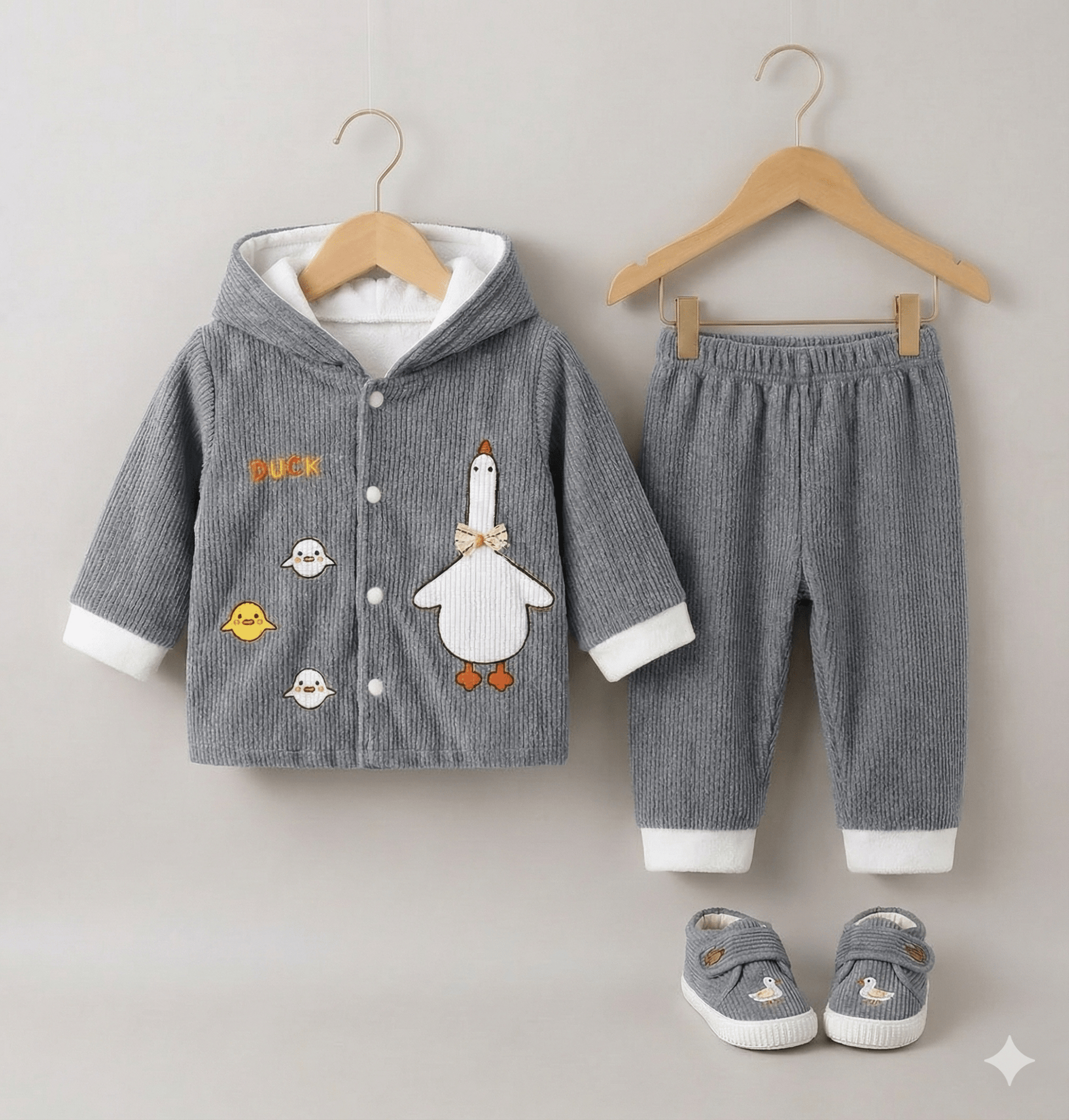 Baby Suit 3 - Piece Duck Style 0 - 9 Months - Comfort Cubz