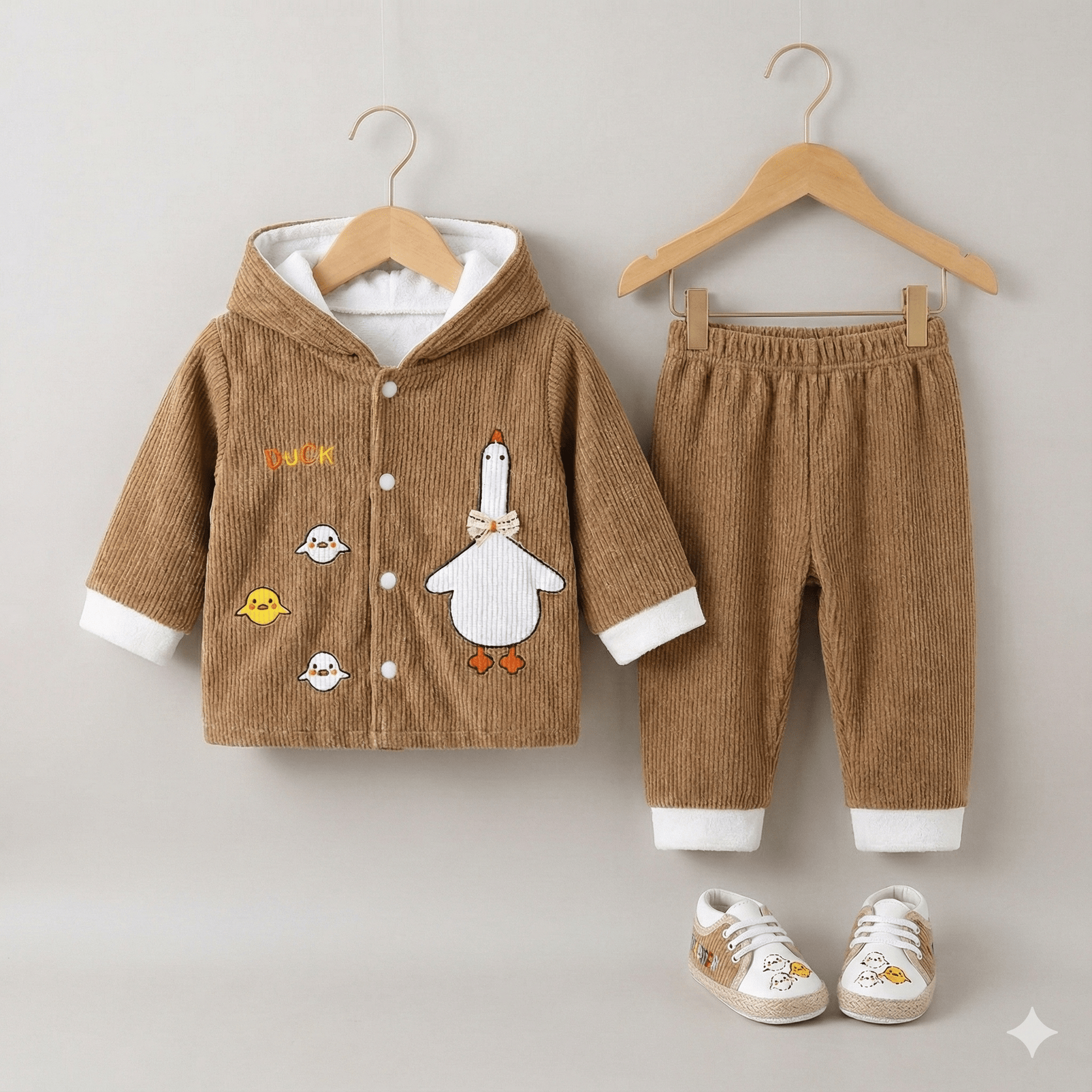 Baby Suit 3 - Piece Duck Style 0 - 9 Months - Comfort Cubz