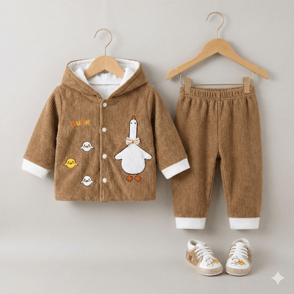 Baby Suit 3 - Piece Duck Style 0 - 9 Months - Comfort Cubz
