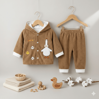 Baby Suit 3 - Piece Duck Style 0 - 9 Months - Comfort Cubz