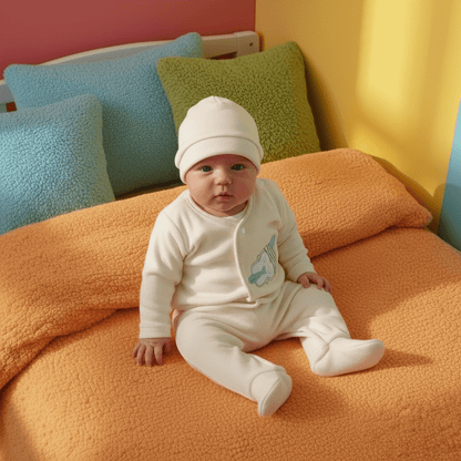 Baby Suit 3 - Piece Plain Bundle 🎨 All 3 Colors - 9 Pieces Total Classic Set - Comfort Cubz