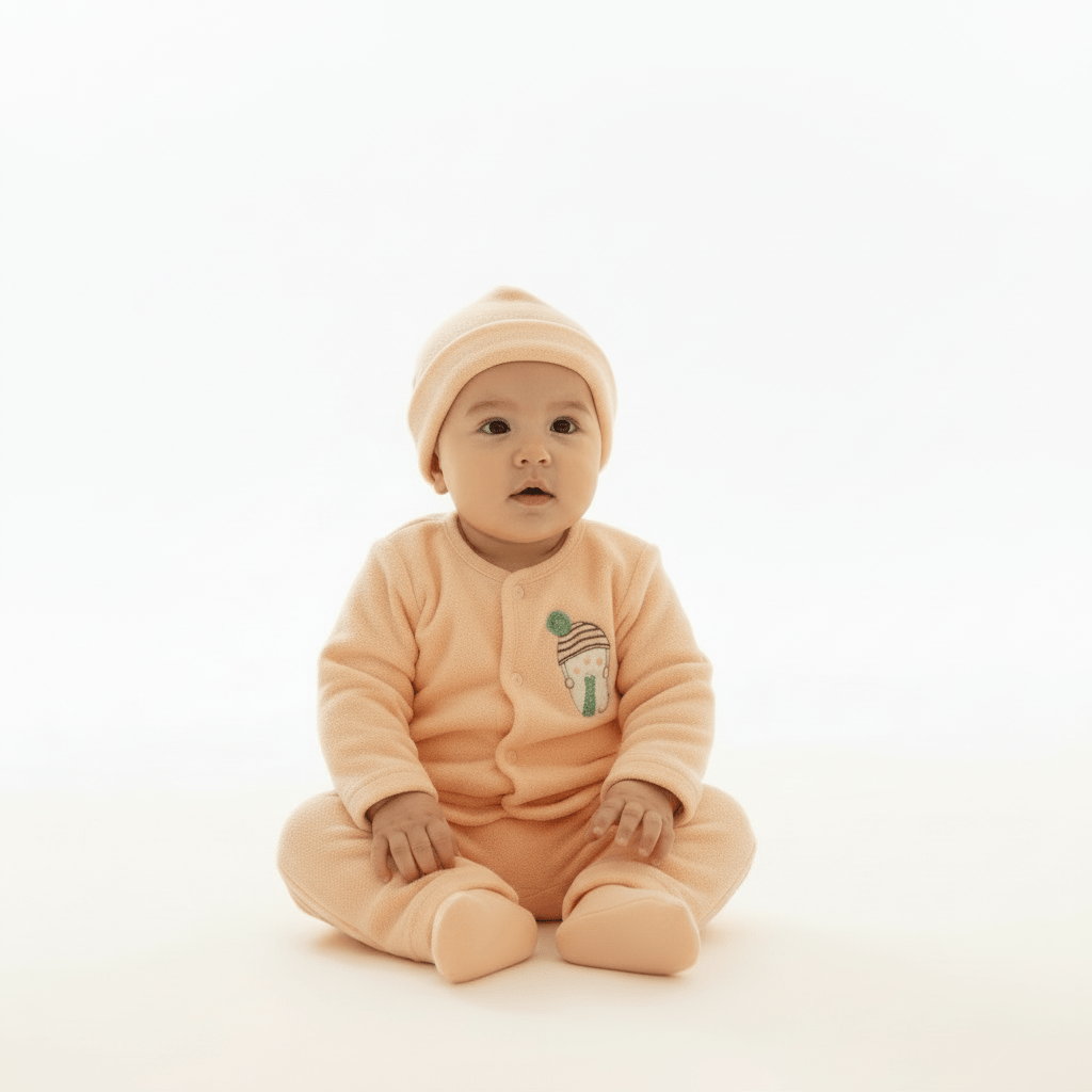 Baby Suit 3 - Piece Plain Bundle 🎨 All 3 Colors - 9 Pieces Total Classic Set - Comfort Cubz