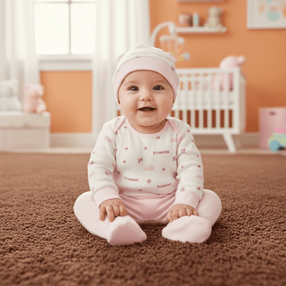 Baby Suit 3 - Piece Printed Bundle 9 Pieces - Comfort Cubz