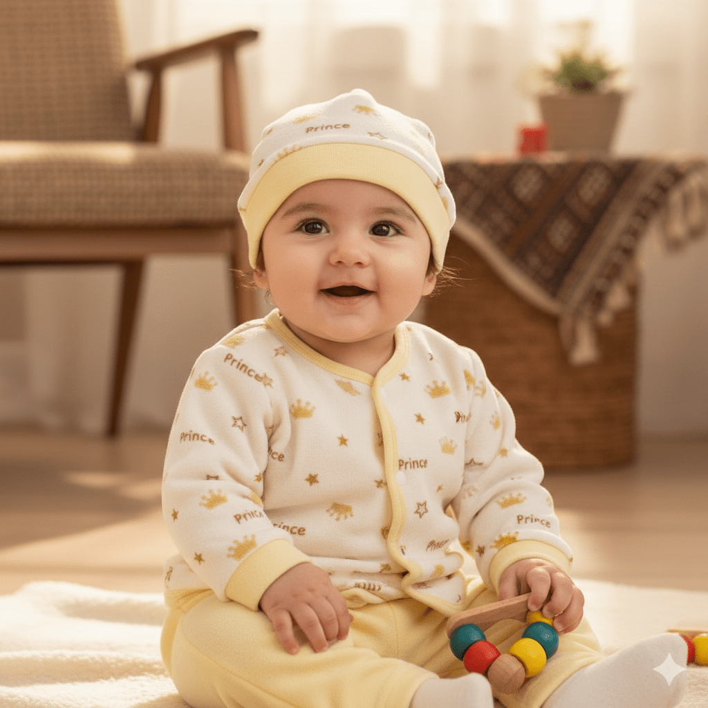 Baby Suit 3 - Piece Printed Bundle 9 Pieces - Comfort Cubz