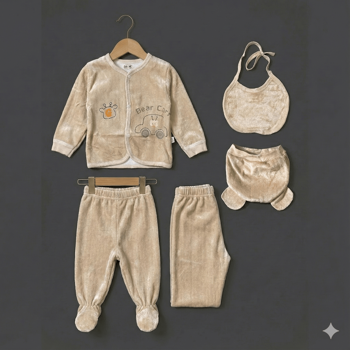 Baby Suit 4 - Piece Complete Outfit 0 - 3 Months - Comfort Cubz