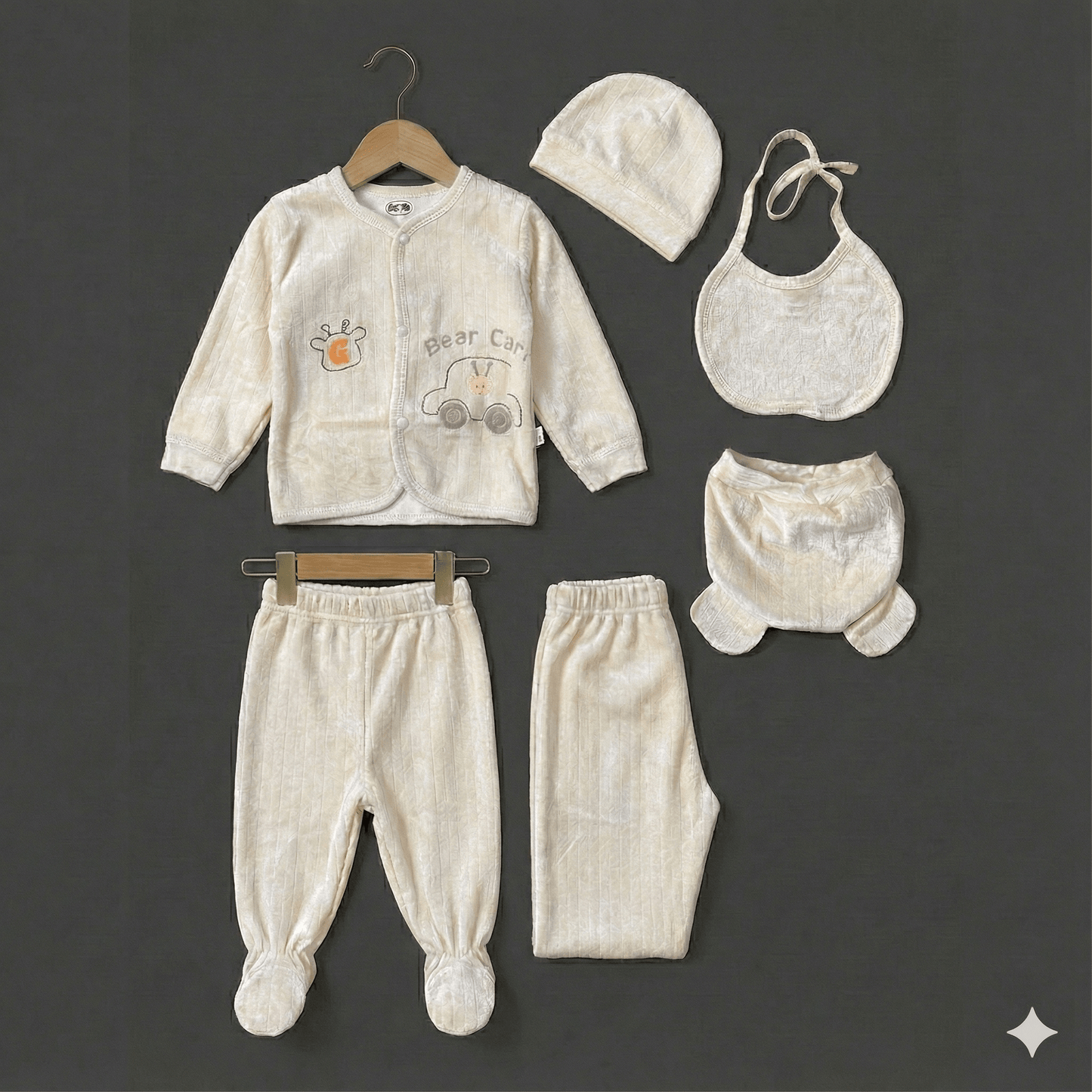Baby Suit 4 - Piece Complete Outfit 0 - 3 Months - Comfort Cubz