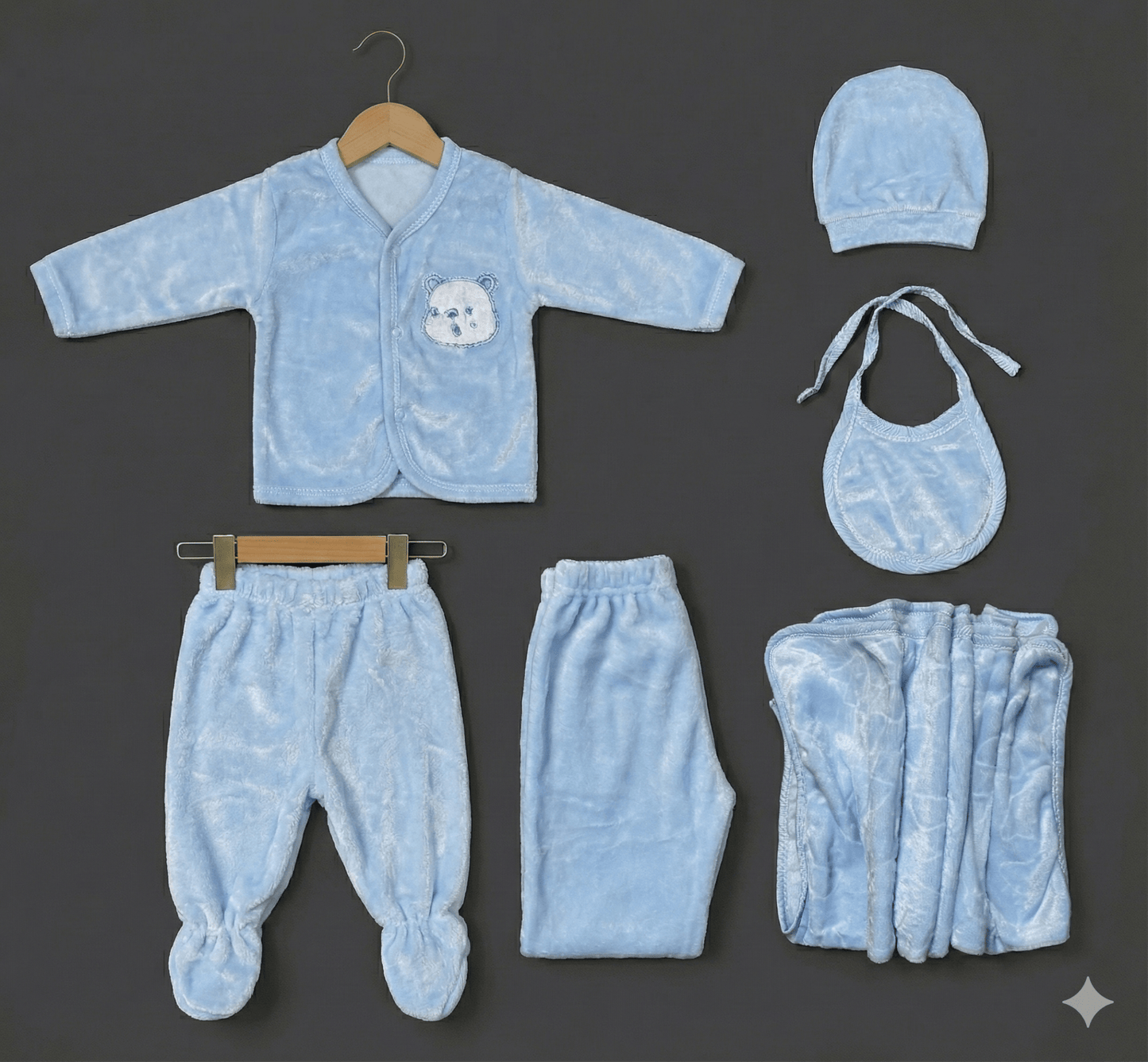 Baby Suit 6 - Piece Panda Design 0 - 3 Months - Comfort Cubz