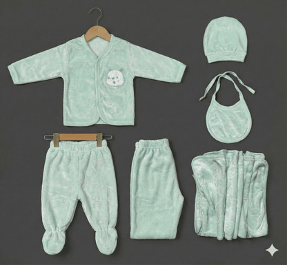 Baby Suit 6 - Piece Panda Design 0 - 3 Months - Comfort Cubz