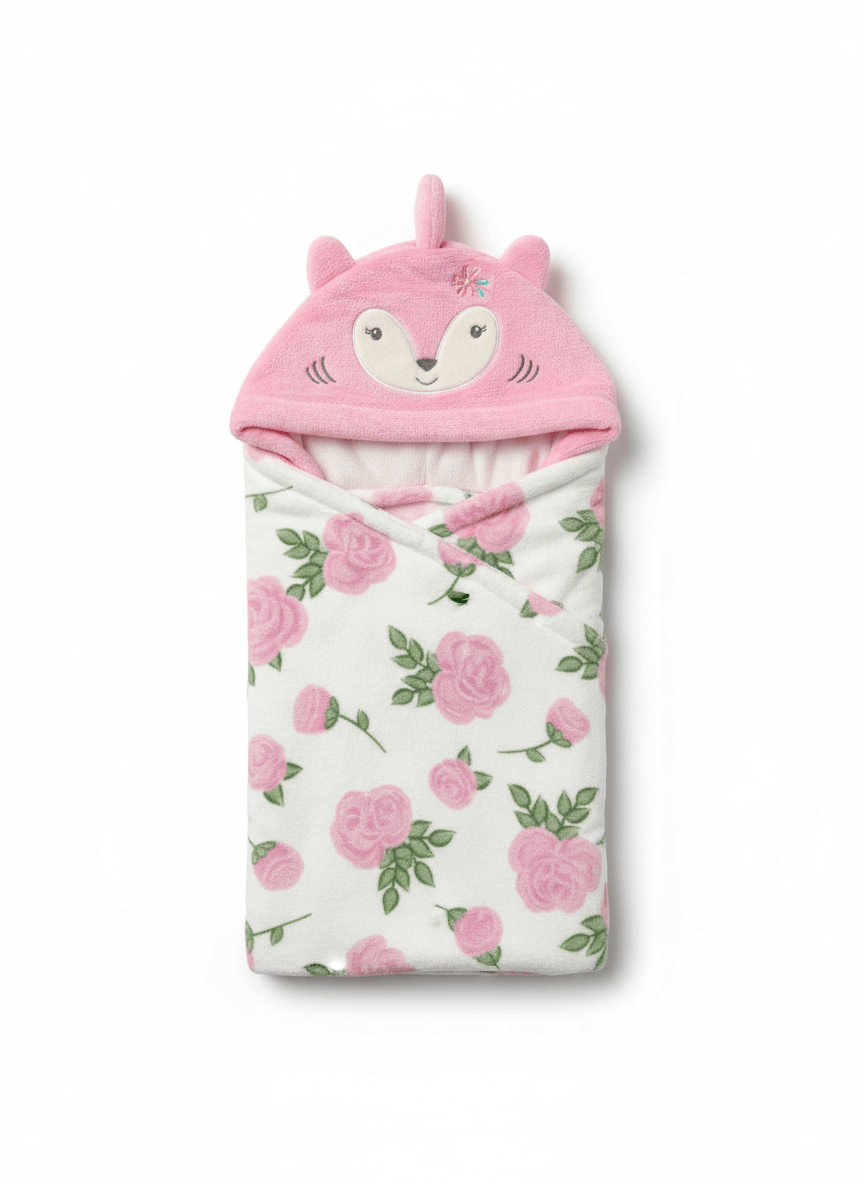 Baby Swaddle Blanket Soft Pink - Comfort Cubz