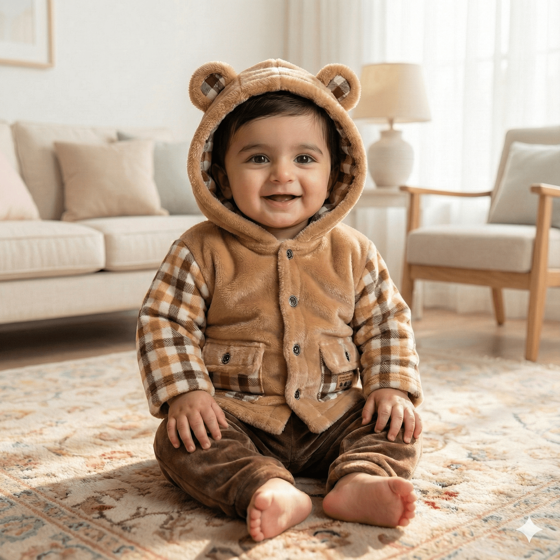 Baby Winter Suit 2 - Piece Hooded Warm - Comfort Cubz