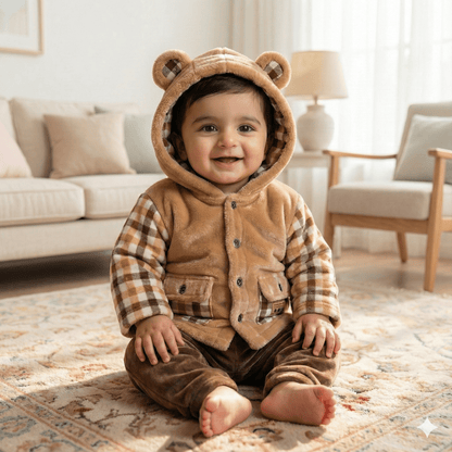 Baby Winter Suit 2 - Piece Hooded Warm - Comfort Cubz