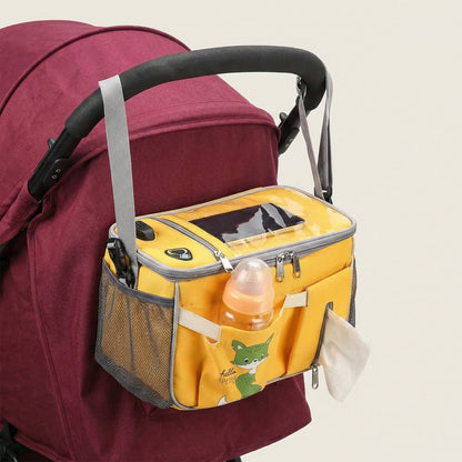 Compact Baby Essential Organizer Bag - Portable Diaper Caddy - Comfort Cubz