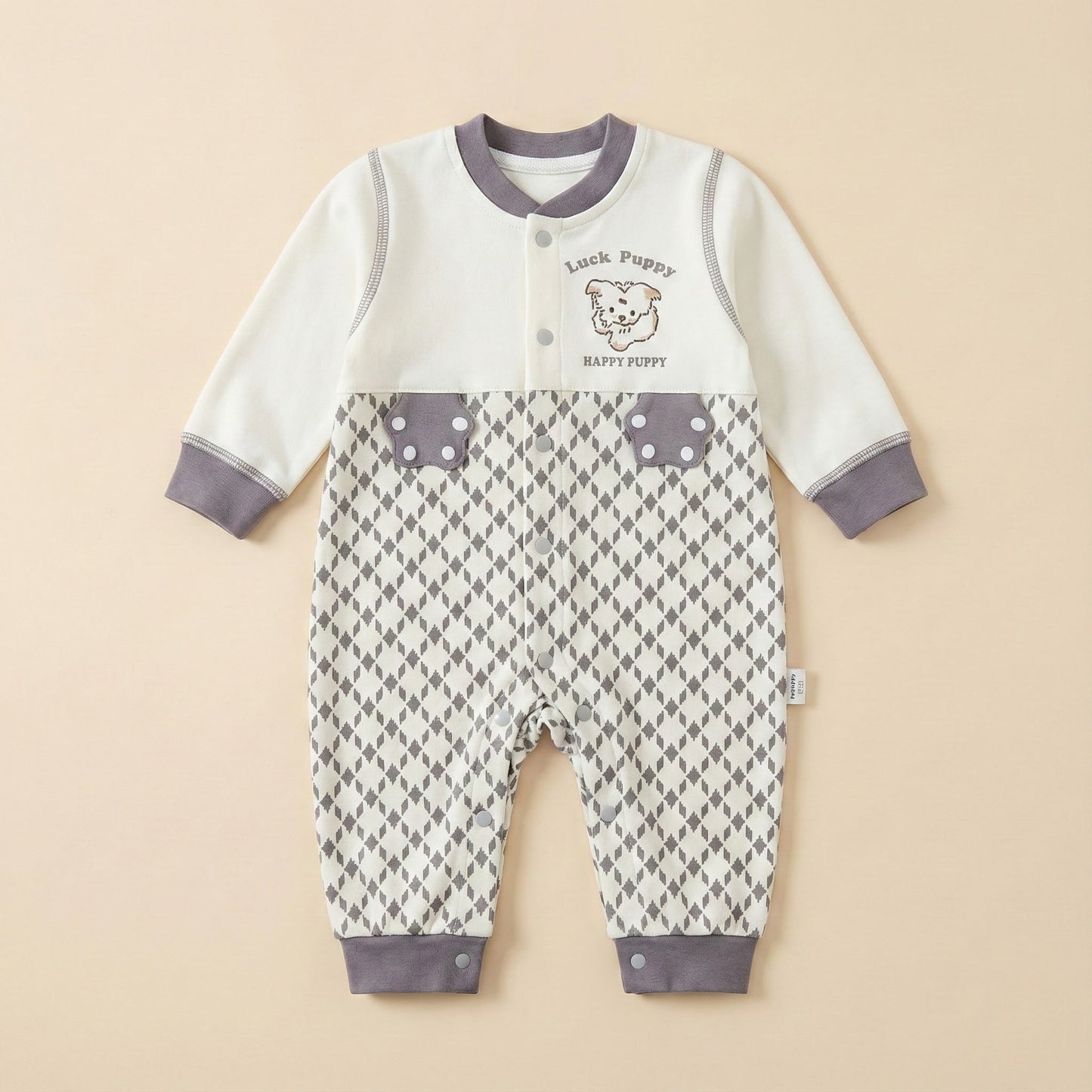 Delicate Floral Embroidered Baby Romper - Soft Cotton Bodysuit 0 - 6M - Comfort Cubz