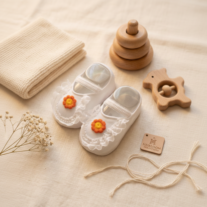 Newborn Baby Shoes - Soft Sole First Shoes for Newborns 0-3 Months