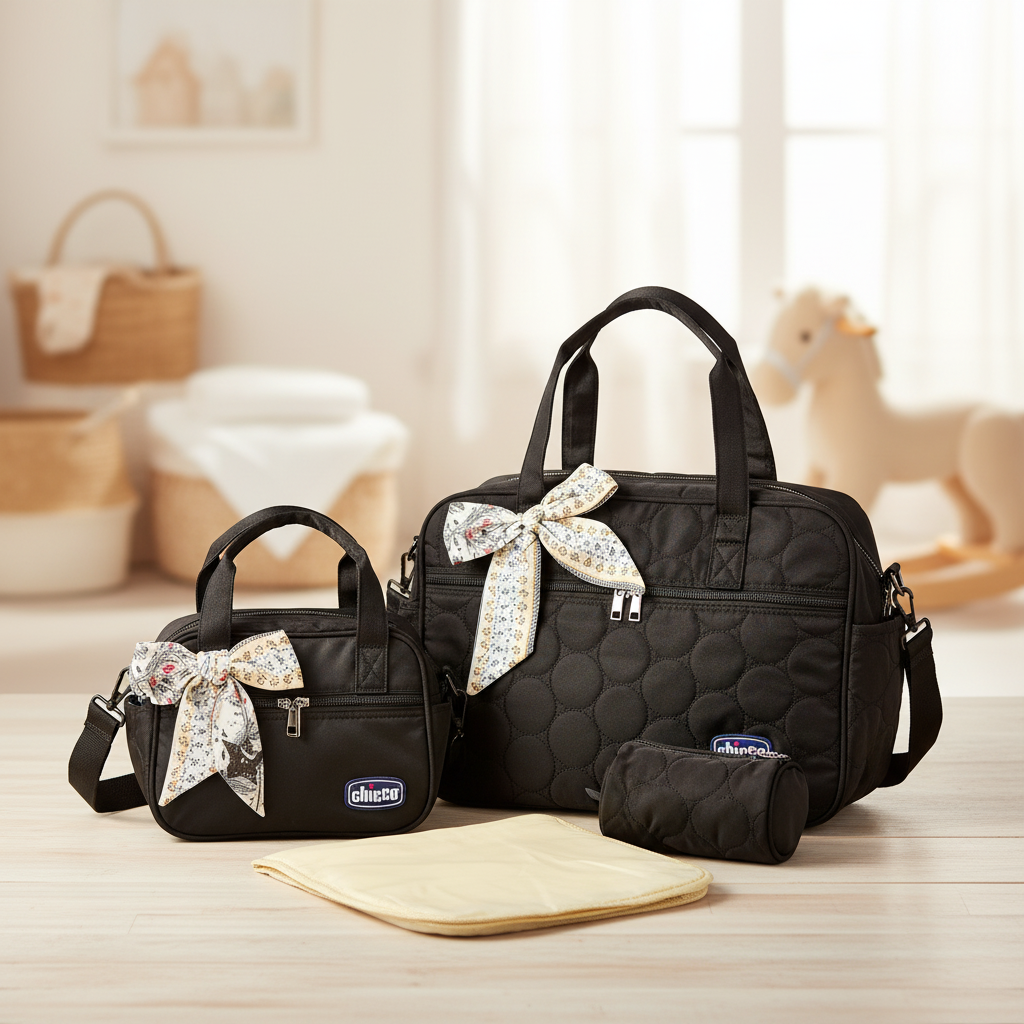 Baby diaper bag lifestyle image for daily travel