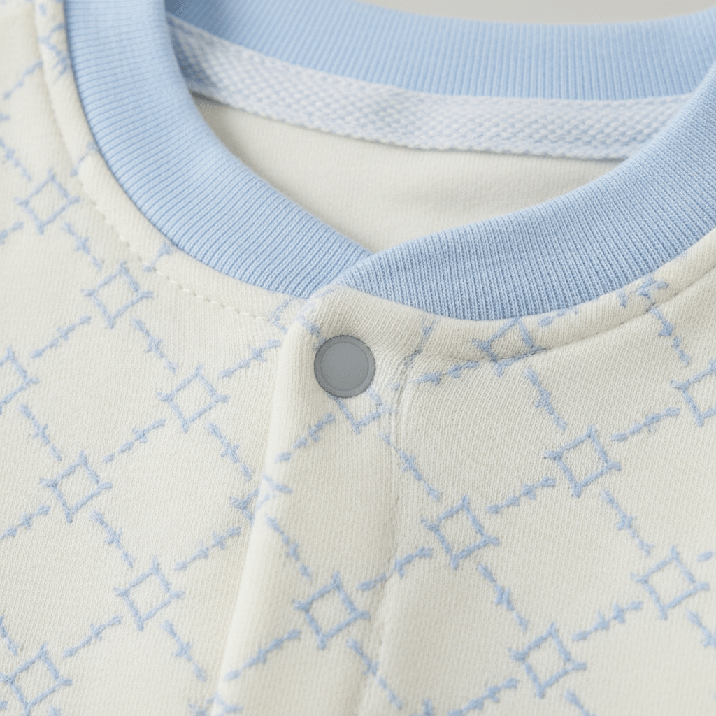 Floral Embroidered Baby Romper - Premium Cotton Bodysuit - 0 - 6 Months - Comfort Cubz