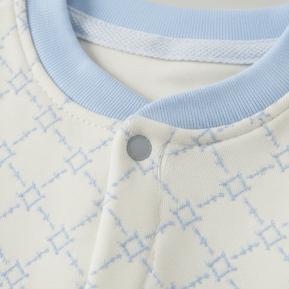 Floral Embroidered Baby Romper - Premium Cotton Bodysuit - 0 - 6 Months - Comfort Cubz