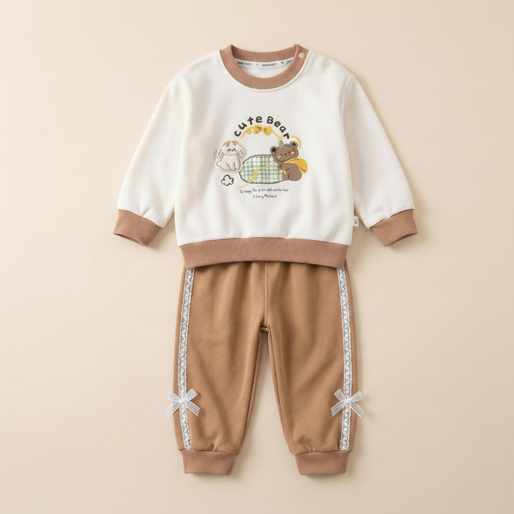 Imported Baby Suit - Cute Bear Design for 6 - 18 Months - Comfort Cubz