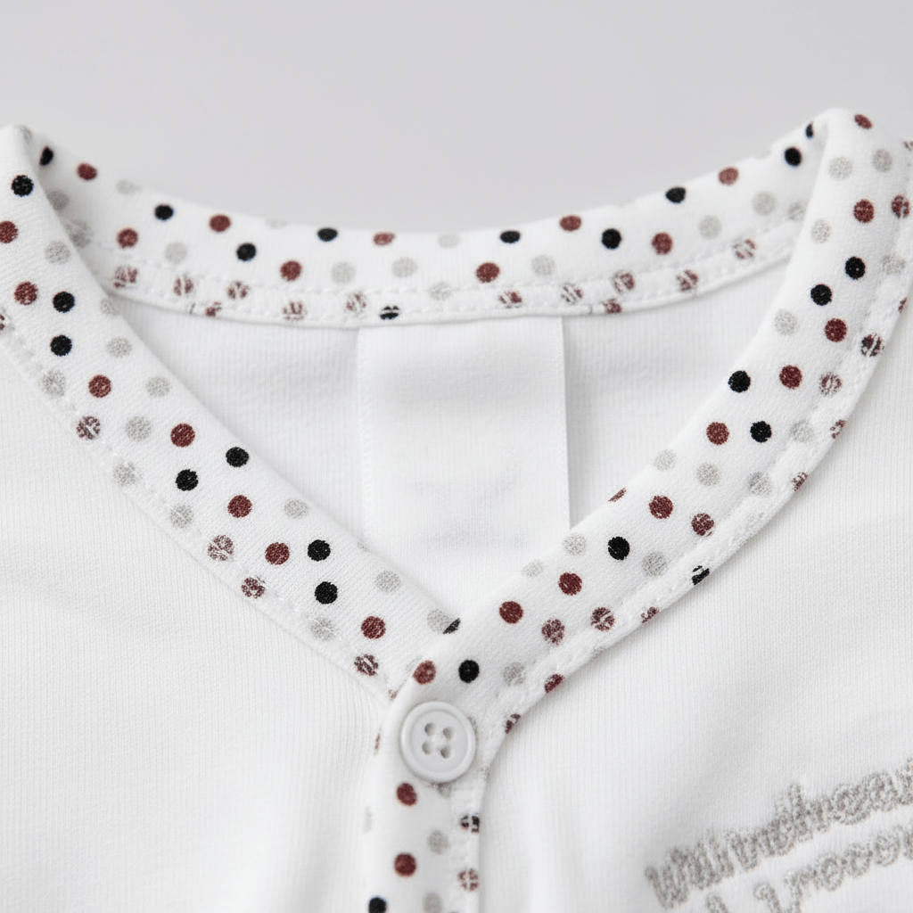 Imported Newborn First Wear Set - White Moon Design 2 - Piece Outfit 0 - 3 Months - Comfort Cubz