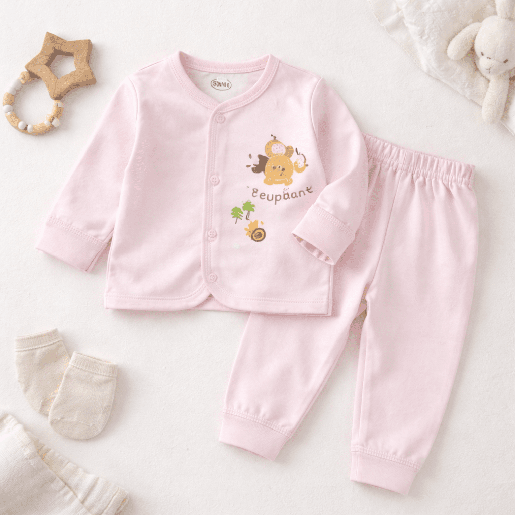 Newborn 2 - Piece Soft Cotton Set - Adorable Outfit for 0 - 6 Months - Comfort Cubz