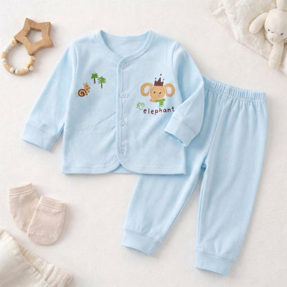 Newborn 2 - Piece Soft Cotton Set - Adorable Outfit for 0 - 6 Months - Comfort Cubz
