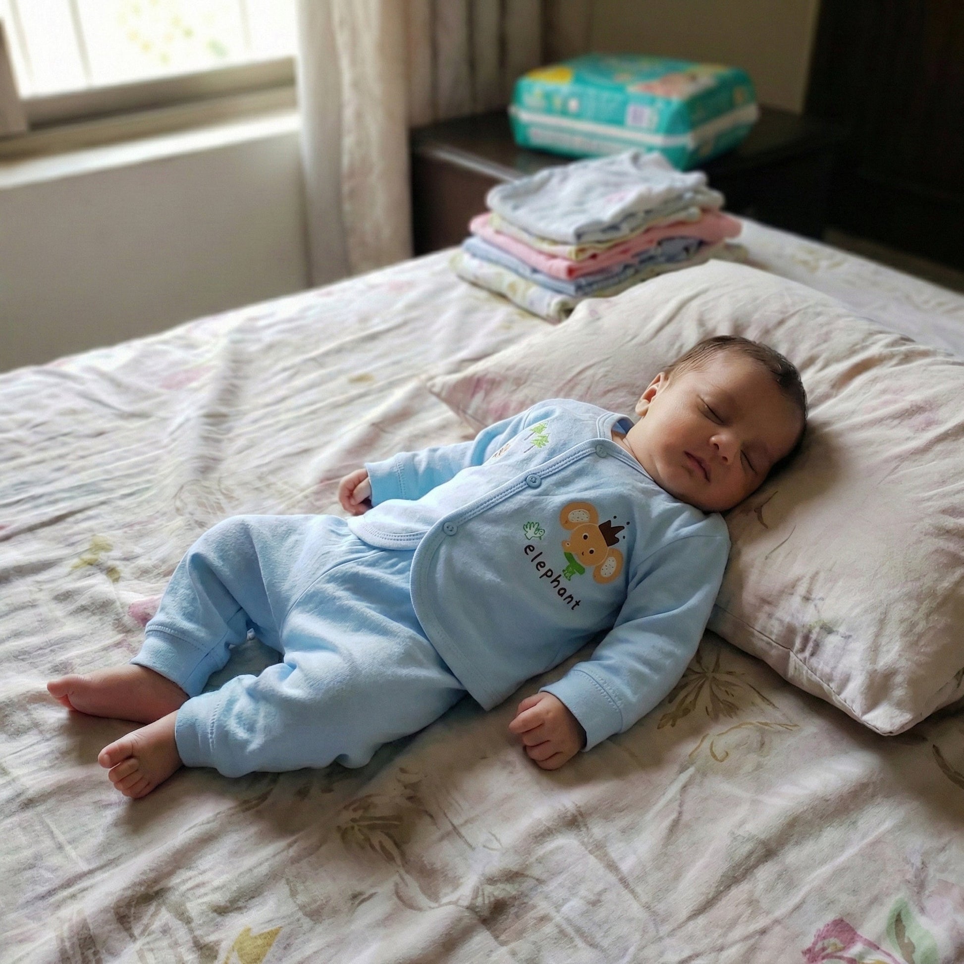 Newborn 2 - Piece Soft Cotton Set - Adorable Outfit for 0 - 6 Months - Comfort Cubz