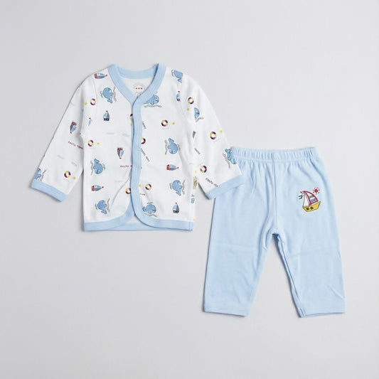 Newborn Summer Suit - Lightweight Cotton | 0 - 6 Months - Comfort Cubz