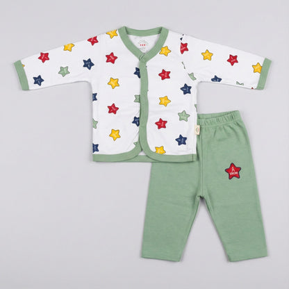 Newborn Summer Suit - Lightweight Cotton | 0 - 6 Months - Comfort Cubz