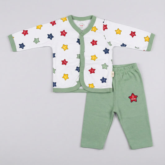 Newborn Summer Suit - Lightweight Cotton | 0 - 6 Months - Comfort Cubz